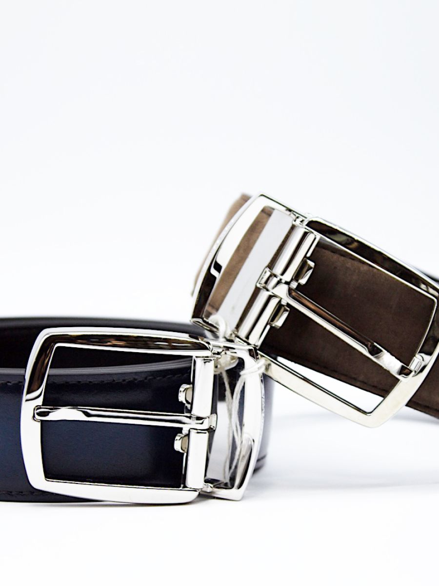 Cinture in pelle Montblanc e S.T. Dupont